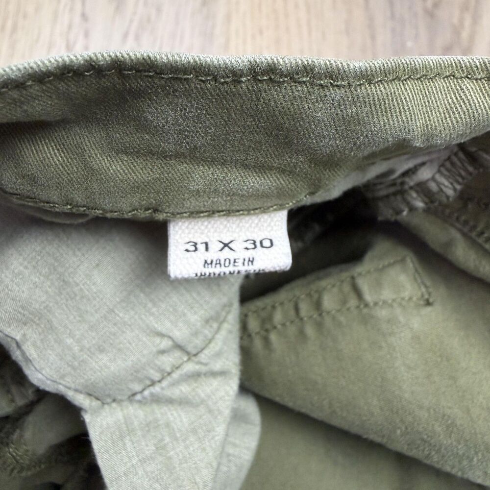 Flint And Tinder Pants Mens 31x30 Green Straight Fit Stretch 5 Pocket Chino - Picture 6 of 11
